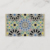 Mosaik-Plasterung im Alhambra, 'vom Araber Visitenkarte (Rückseite)