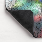 Mosaik, polierte Splitter über farbige, miese Farb Mousepad (Ecke)