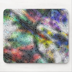 Mosaik, polierte Splitter über farbige, miese Farb Mousepad
