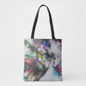 Mosaik, polierte Splitter über farbige, miese Farb Tasche (Vorderseite)