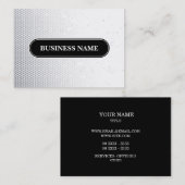 Mosaik-polygonales modernes Muster Visitenkarte (Vorne/Hinten)