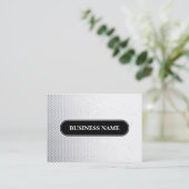 Mosaik-polygonales modernes Muster Visitenkarte (Stehend Vorderseite)