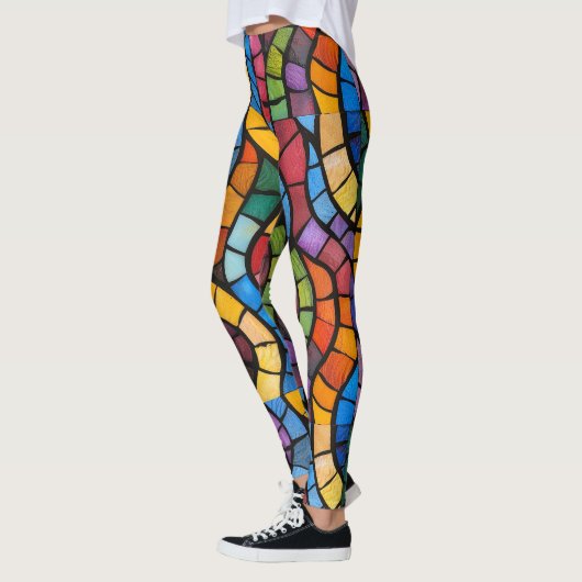 Mosaik-Pop-Mosaik-Leggings Leggings (Links)