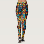 Mosaik-Pop-Mosaik-Leggings Leggings (Rückseite)