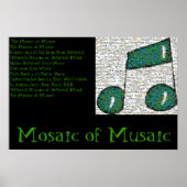 Mosaik Poster (Vorne)