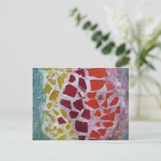 Mosaik Postkarte (Stehend Vorderseite)