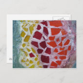 Mosaik Postkarte (Vorne/Hinten)