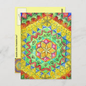 Mosaik Postkarte (Vorne/Hinten)