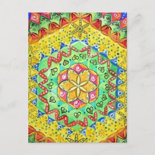 Mosaik Postkarte (Vorderseite)