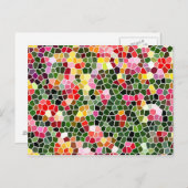 Mosaik Postkarte (Vorne/Hinten)