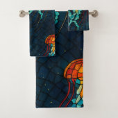 Mosaik-Quallen Badhandtuch Set (Insitu)