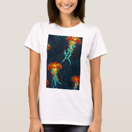 Mosaik-Quallen T-Shirt
