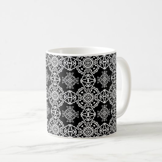 Mosaik-Quertapete Kaffeetasse (VorderseiteRechts)