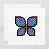 Mosaik Radiance Butterfly Feiertagskarte (Vorne/Hinten)
