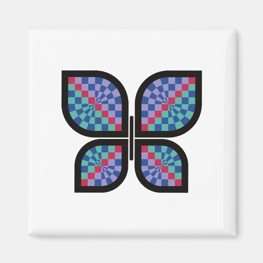 Mosaik Radiance Butterfly Magnet (Vorne)
