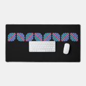 Mosaik-Radiance (Linear) Schreibtischunterlage (Tastatur & Maus)