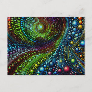 Mosaik Rainbow Abstrakt Art. 1208 Postkarte