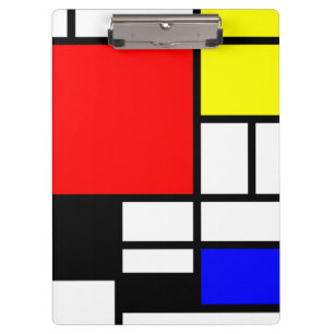 MOSAIK-Rechtecke Quadrate farbig I + Ihre Ideen Klemmbrett