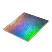 Mosaik-Regenbogen Fliese (Seite)