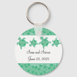 Mosaik-Schildkröten Schlüsselanhänger