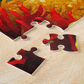 Mosaik-Seepferdchen Ozeanleben Meerestier Puzzle (Seite)