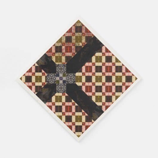 Mosaik Serviette (Ecke)