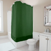 Mosaik Solid Forest Green Textured Muster Duschvorhang (Beispiel)