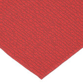 Mosaik Solid Red Textured Pattern Mittelgroßer Tischläufer (Ecke)