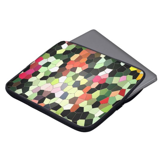 Mosaik Spaß..... Laptopschutzhülle (Vorne Oben)
