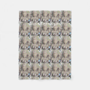 Mosaik Steinbuddhas Thunder_Cove Fleecedecke