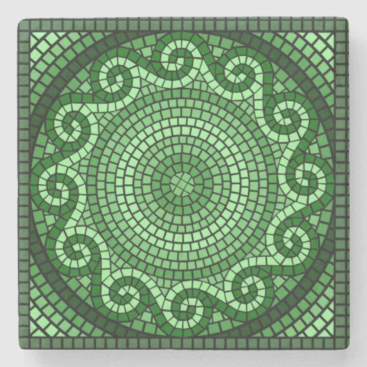 Mosaik Steinuntersetzer (Vorderseite)