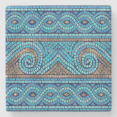 Mosaik Steinuntersetzer (Vorderseite)