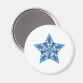 Mosaik-Sternexplosion Magnet (Vorderseite/Rückseite)
