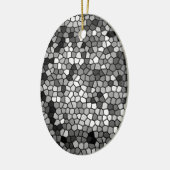 Mosaik Stones Glass Black Gray White Keramik Ornament (Links)