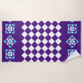 Mosaik Strandtuch (Vorderseite)