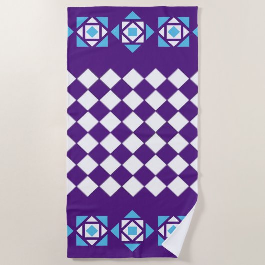 Mosaik Strandtuch (Vorderseite)