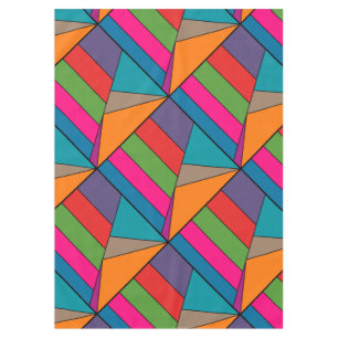MOSAIK Streifen Dreiecke bunt III + Ihre Ideen Tischdecke