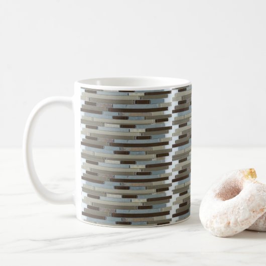 Mosaik Stripe Tasse (Mit Donut)