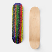 Mosaik Stripes Skateboard (Vorderseite)