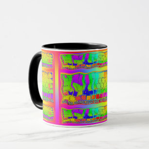 Mosaik-Tastatur Tasse