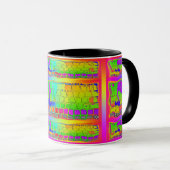 Mosaik-Tastatur Tasse (VorderseiteRechts)