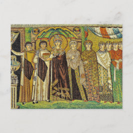 Mosaik Theodora Byzantinisch-orthodoxes Symbol Postkarte