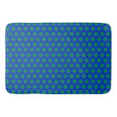 Mosaik Tile Blue und Green Bath Mat Badematte (Vorderseite)