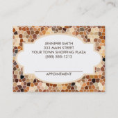 Mosaik Tile Friseur Salon Ernennung Terminkarte (Rückseite)