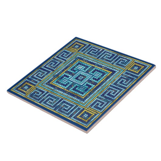 Mosaik Tile Greek Meander Key Fliese (Seite)