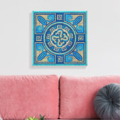 Mosaik Tile Ornament Leinwanddruck (Insitu (Wohnzimmer))