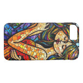 Mosaik Tile Style Ai Art Romantische Stilrichtung Case-Mate iPhone Hülle (Rückseite (Horizontal))