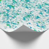 Mosaik, türkis geschenkpapier (Ecke)