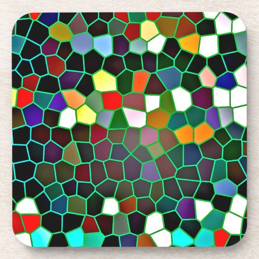 Mosaik-Untersetzer x 6 Getränkeuntersetzer (Vorderseite)