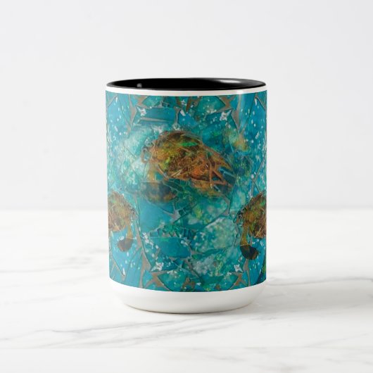 Mosaik-verstärkte Tasse der Schildkrötenindigenosi (Mittel)